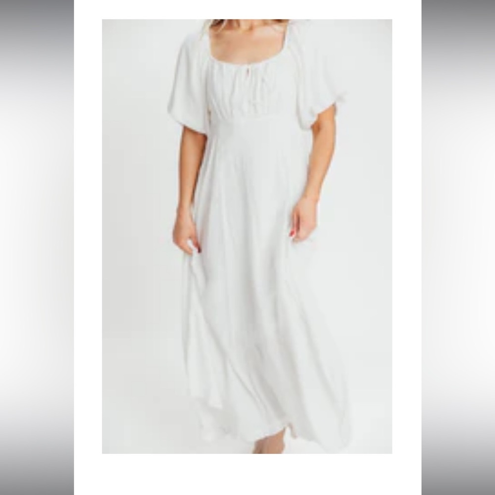 Worth Collective White BUMP FRIENDLY dress, NWT